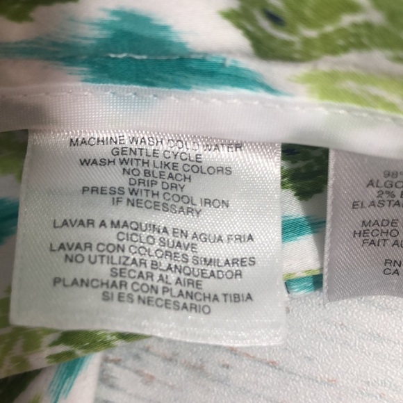 Jones New York Ikat Pattern Bermudas 8 - Picture 5 of 9